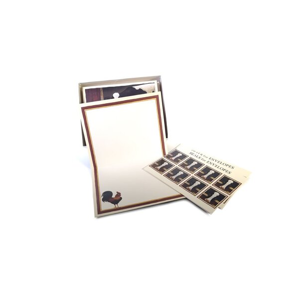 VTG LANG Stationery Note Cards Lowell Herrero Artwork 16 Deluxe Set - Picture 3 of 6